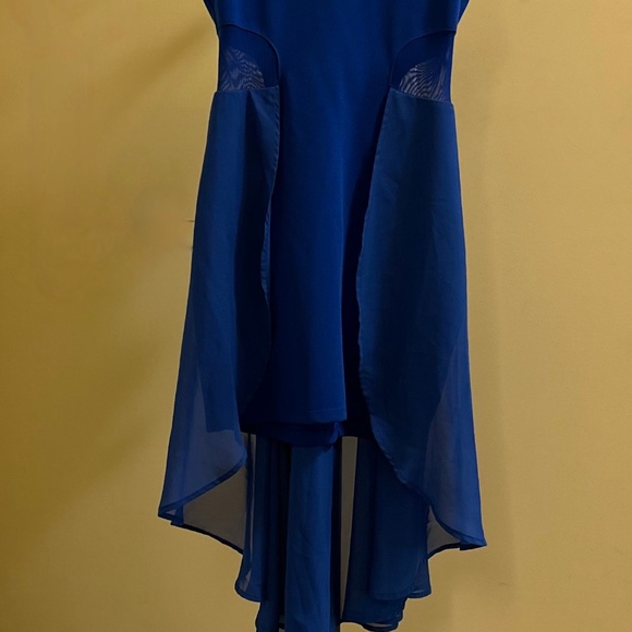 Material Girl NWOT  Hi-Lo Mixed Media Dress (S) - Picture 5 of 14